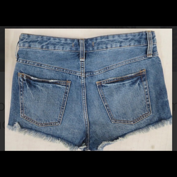 Free People Blue Jean Denim Shorts Sz 27 EUC - Picture 2 of 8